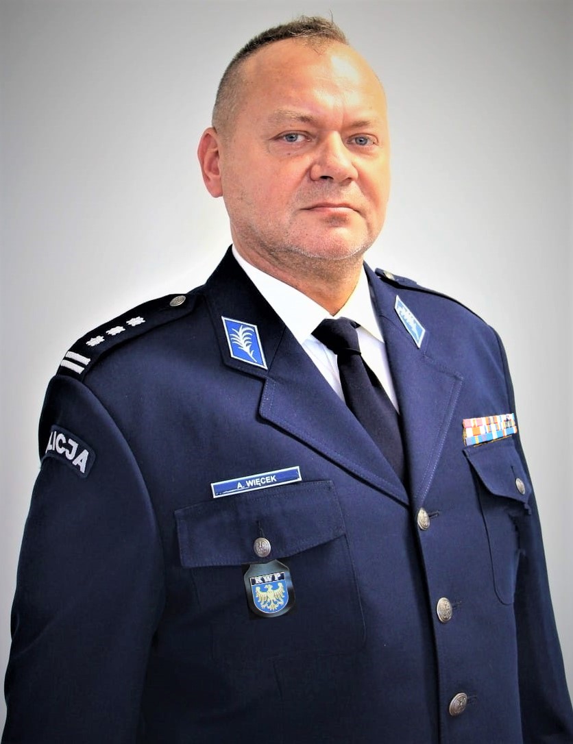 Zdjęcie Komendanta Powiatowego Policji w Będzinie